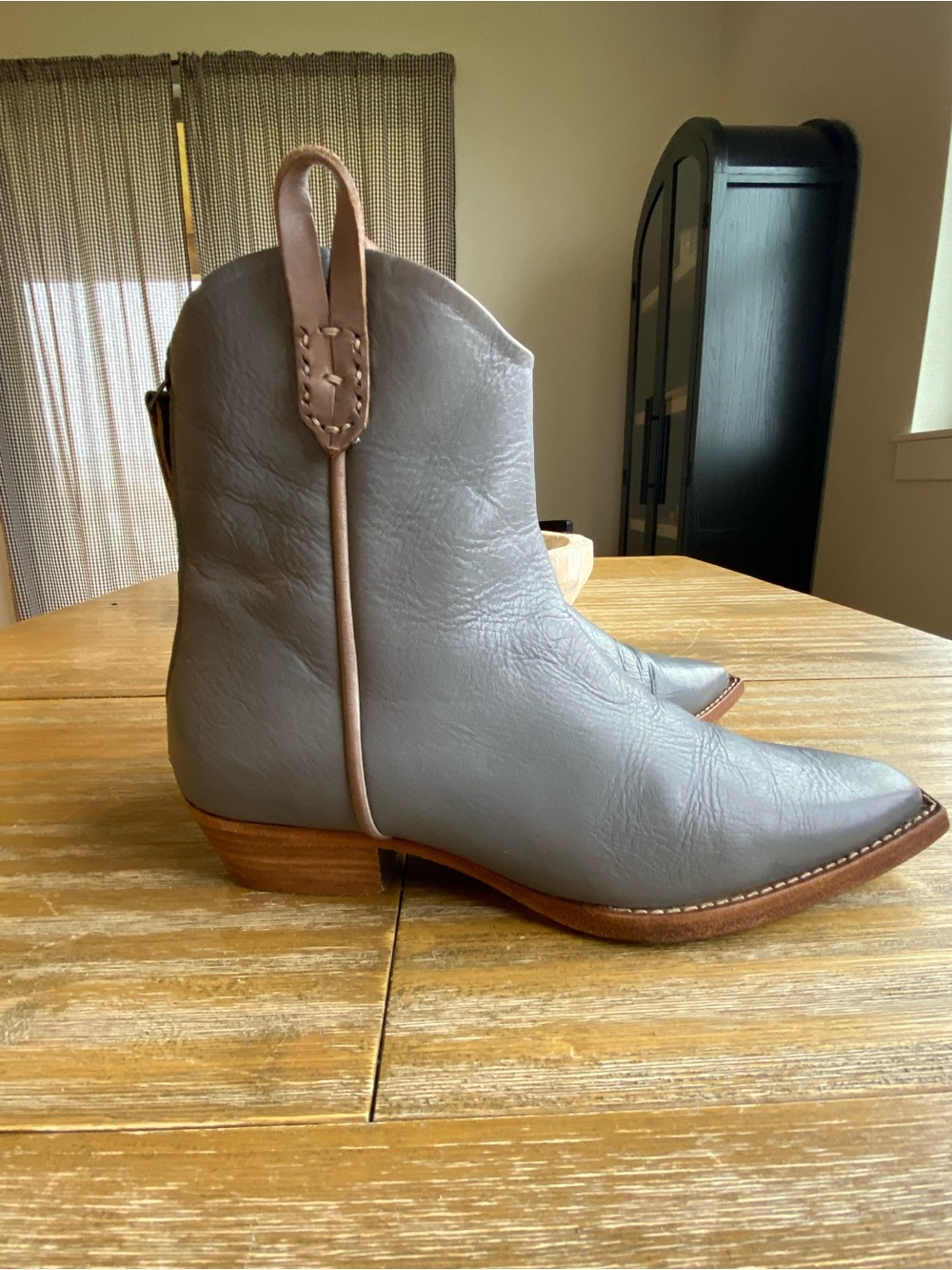 We The Free Wesley Ankle Boots- Blue Grey
